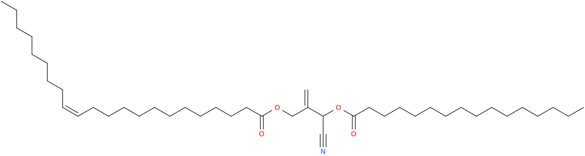2 [cyano [hexadecanoyl]oxymethyl]prop 2 enyl docos 13z enoate